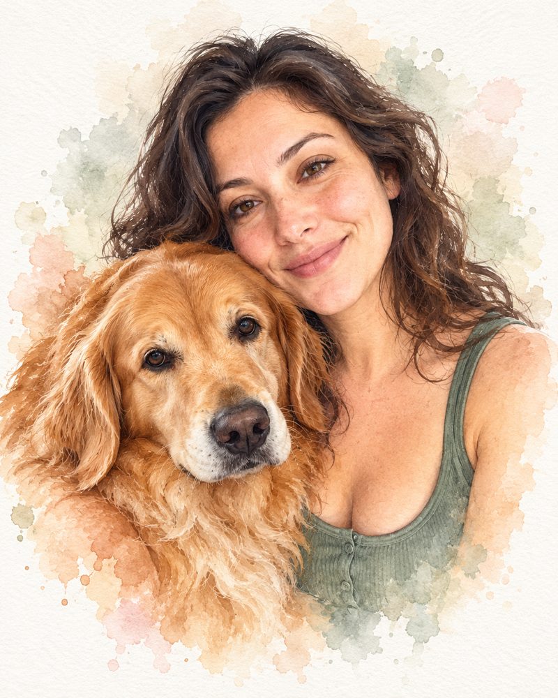 Style example: Soft Watercolor